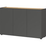 Germania Antracitno sivi ormarić u dekoru hrasta 120x76x34 cm Adrano – | shoptok.hr