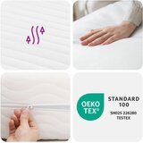  Madrac od pjene bijeli 100 x 200 cm 7 zona tvrdoća 20 ILD | shoptok.hr