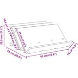  Regal za revije Star les 65 x 53 x 28,5 cm Konstruiran les, (5000214266) | Shoptok.si