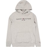 Tommy Hilfiger Majica nočno modra / pegasto siva / svetlo rdeča / bela | Shoptok.si