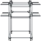  Stalak za sušenje rublja 107 x 107 x 120 cm aluminijski | shoptok.hr