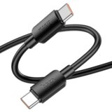 hoco. podatkovni polnilni kabel X96 Type C na Type C 1,m 100W 5A - črn | Shoptok.si