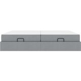 vidaXL krevetna konstrukcija svjetlosiva 200 x 200 cm tkanina | shoptok.hr