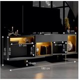 Hanah home TV ormarić, antracit | Eponuda.ba
