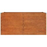  Povišena vrtna gredica boja hrđe 160 x 80 x 77 cm čelik COR-TEN | Eponuda.ba