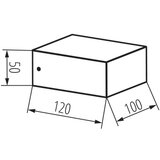 Kanlux 46390 - Spolja&amp;scaron;nja zidna svetiljka LEGINO 1xGX53/11W/230V 80 cm IP65 ant. Slike