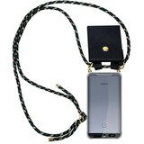 Cadorabo združljivo s Huawei v kamuflaži - silikonski zaščitni pokrov z zlatimi obroči, pasom za vrvi in ​​snemljivim ohišjem, (20580933) | Shoptok.si