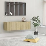 The Living Store TV omarica sonoma hrast 100x30x30 cm inženirski les - TV Omarica, (21375674) Cene