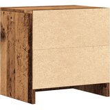  Noćni ormarić boja staro drvo 40x30x40 cm od konstruiranog drva | shoptok.hr