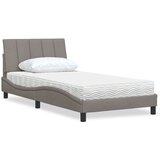 s madracem Hanko smeđesivi 100 x 200 cm od tkanine | shoptok.hr