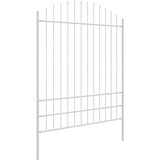 Ograde za Vrt s Hoop Topom Bijela 6 8x2 m Čelik | shoptok.hr