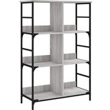 Maison Chic Knjižna omara - Knjižna polica - Knjižni regal siva sonoma 78,5x33x117,5 cm inženirski les, (21723414) Cene
