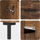  Highboard Staro drvo 69,5 x 34 x 180 cm Konstruirano drvo | shoptok.hr