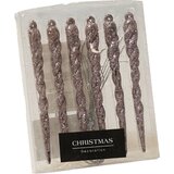  Novogodišnji ukras ledenica 12cm, 6 komada, roze Cene