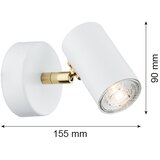  Argon 4209 - Stropno spot svetlo LAGOS 1xGU10/5W/230V bela/zlatna | Eponuda.com