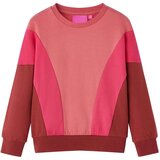  Dječja topla majica miješanih boja ružičasta i boja kane 128 | shoptok.hr