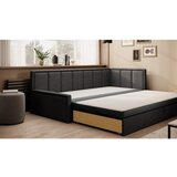 ELTAP Tamno siva sklopiva/s prostorom za odlaganje sofa od šenila 214 cm Fulgeo – | shoptok.hr
