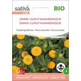 Sativa Bio enoletna cvetlica "Zinnia 'Liliput Canary Yellow'" Cene