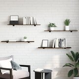  Zidne police 4 kom boja hrasta 100x20x1,5 cm konstruirano drvo | shoptok.hr