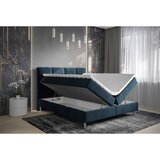 Esposa POSTELJA Z VZMETNICO 140 cm x 200 cm , tekstil temno modra | Shoptok.si
