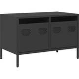 vidaXL TV ormarić crni 68 x 39 x 43,5 cm hladno valjani čelik | shoptok.hr