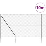  Zavareno žičano ograđivanje s bodljama 10 x 1,6 m Siva Mreža | shoptok.hr