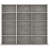 Ormarić za CD-ove boja betona 102x23x89 5 cm konstruirano drvo | shoptok.hr