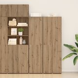 vidaXL visoki ormarić hrast 45x42.5x185 cm konstruirano drvo | shoptok.hr
