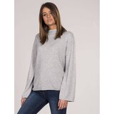 Yups Knitted sweater with a turtleneck gray | shoptok.hr