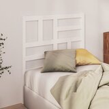  Uzglavlje za krevet bijelo 106 x 4 x 104 cm od masivne borovine | shoptok.hr
