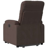  Naslonjač na podizanje smeđi od mikrovlakana | shoptok.hr