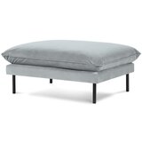Cosmopolitan Design Svetlo siv žameten tabure Vienna, 100 x 80 cm Cene