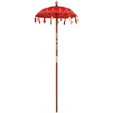  Balineški Parasol Ostalo Crvena x 260 cm Pamuk i čvrsto drvo | shoptok.hr