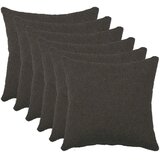  Presvlaka za jastuk 6 pcs HEERLEN Tamnosiva 45 x 45 cm Bouclé - Tamnosiva 45 x 45 cm 6 | shoptok.hr