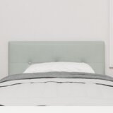 vidaXL LED Uzglavlje s gumbima svijetlosivo 80 cm baršun | shoptok.hr