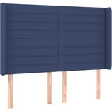  Uzglavlje s ušima plavo 147x16x118/128 cm od tkanine | shoptok.hr