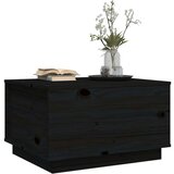  Stolić za kavu crni 60 x 50 x 35 cm od masivne borovine | shoptok.hr