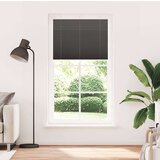 vidaXL Plisirana žaluzija črna 105x200 cm Širina tkanine 104,4 cm | Shoptok.si