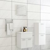 Maison Chic Komplet kopalniškega pohištva - Kopalniški sestavi bele barve iverna plošča, (21787381) | Shoptok.si