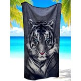  Plažni peškir "Tiger Gaze" – 180x97 cm, 100% pamuk ( VLK000680-"Tiger Gaze" ) | ePonuda.com