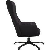  Stolica za opuštanje od umjetne kože crna | shoptok.hr