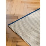 noo.ma Plavi/bež ručno rađen vunen tepih 140x200 cm Lenu – | shoptok.hr