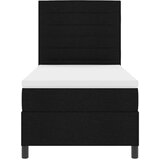  Vzmetnica s škatlo z vzmetnico Črna 90x200 cm Tkanina, (22083070) | Shoptok.si
