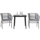 3-dijelni vrtni blagovaonski set s jastucima | shoptok.hr