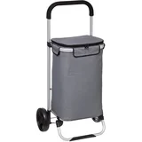 Five kolica za kupovinu termo 46.5x34x96cm aluminij poliester siva