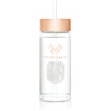 Crystallove Amethyst Straw Water Bottle Posoda za vodo s slamico Clear 400 ml | Shoptok.si
