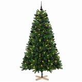  Umjetno božićno drvce s kuglicom 240 cm 300 LED lampica | shoptok.hr