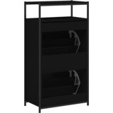 Ormarić za cipele crni 60 x 34 x 112 cm od konstruiranog drva | Eponuda.ba