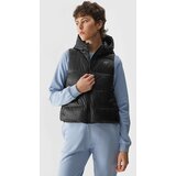 4f Women's down vest with synthetic down filling - black Cijene