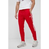 Adidas Donji dio trenirke boja: crvena, s tiskom | shoptok.hr